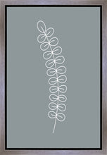 Load image into Gallery viewer, Minimalist Stem Blue Gallery Wrap
