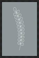 Load image into Gallery viewer, Minimalist Stem Blue Gallery Wrap
