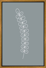 Load image into Gallery viewer, Minimalist Stem Blue Gallery Wrap
