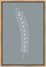 Load image into Gallery viewer, Minimalist Stem Blue Gallery Wrap
