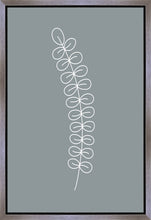 Load image into Gallery viewer, Minimalist Stem Blue Gallery Wrap
