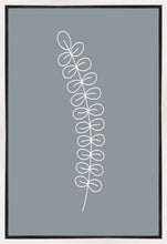 Load image into Gallery viewer, Minimalist Stem Blue Gallery Wrap
