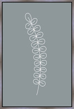 Load image into Gallery viewer, Minimalist Stem Blue Gallery Wrap
