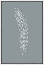 Load image into Gallery viewer, Minimalist Stem Blue Gallery Wrap
