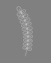 Load image into Gallery viewer, Minimalist Stem Gray Gallery Wrap
