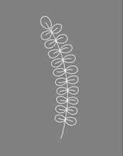Load image into Gallery viewer, Minimalist Stem Gray Gallery Wrap
