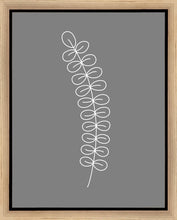 Load image into Gallery viewer, Minimalist Stem Gray Gallery Wrap

