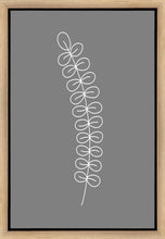 Load image into Gallery viewer, Minimalist Stem Gray Gallery Wrap
