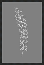 Load image into Gallery viewer, Minimalist Stem Gray Gallery Wrap
