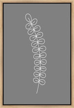 Load image into Gallery viewer, Minimalist Stem Gray Gallery Wrap
