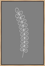 Load image into Gallery viewer, Minimalist Stem Gray Gallery Wrap
