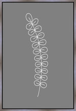 Load image into Gallery viewer, Minimalist Stem Gray Gallery Wrap
