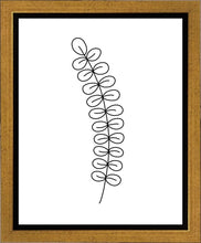 Load image into Gallery viewer, Minimalist Stem White Gallery Wrap
