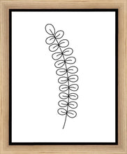 Load image into Gallery viewer, Minimalist Stem White Gallery Wrap

