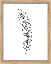 Load image into Gallery viewer, Minimalist Stem White Gallery Wrap
