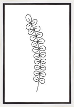 Load image into Gallery viewer, Minimalist Stem White Gallery Wrap
