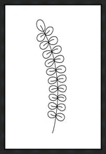 Load image into Gallery viewer, Minimalist Stem White Gallery Wrap
