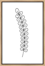 Load image into Gallery viewer, Minimalist Stem White Gallery Wrap
