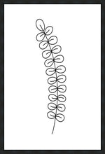 Load image into Gallery viewer, Minimalist Stem White Gallery Wrap
