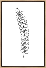 Load image into Gallery viewer, Minimalist Stem White Gallery Wrap

