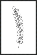 Load image into Gallery viewer, Minimalist Stem White Gallery Wrap
