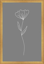 Load image into Gallery viewer, Minimalist Flower Gray
