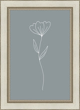 Load image into Gallery viewer, Minimalist Flower Blue
