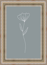 Load image into Gallery viewer, Minimalist Flower Blue
