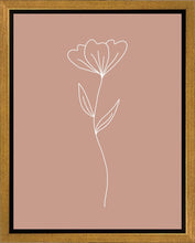 Load image into Gallery viewer, Minimalist Flower Pink Gallery Wrap
