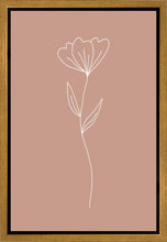 Load image into Gallery viewer, Minimalist Flower Pink Gallery Wrap
