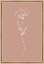 Load image into Gallery viewer, Minimalist Flower Pink Gallery Wrap
