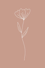 Load image into Gallery viewer, Minimalist Flower Pink Gallery Wrap
