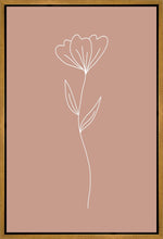 Load image into Gallery viewer, Minimalist Flower Pink Gallery Wrap
