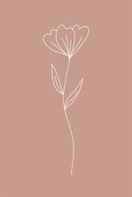 Load image into Gallery viewer, Minimalist Flower Pink Gallery Wrap
