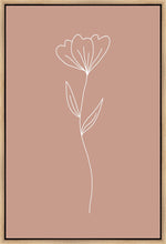 Load image into Gallery viewer, Minimalist Flower Pink Gallery Wrap
