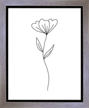 Load image into Gallery viewer, Minimalist Flower White Gallery Wrap
