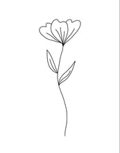 Load image into Gallery viewer, Minimalist Flower White

