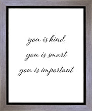 Load image into Gallery viewer, You is Kind Gallery Wrap
