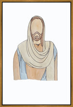 Load image into Gallery viewer, Jesus Watercolor Gallery Wrap
