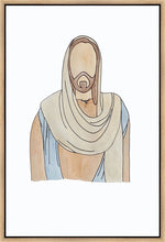 Load image into Gallery viewer, Jesus Watercolor Gallery Wrap
