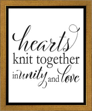 Load image into Gallery viewer, Hearts Knit Gallery Wrap

