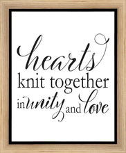 Load image into Gallery viewer, Hearts Knit Gallery Wrap
