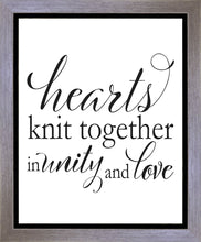 Load image into Gallery viewer, Hearts Knit Gallery Wrap
