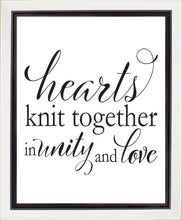 Load image into Gallery viewer, Hearts Knit Gallery Wrap

