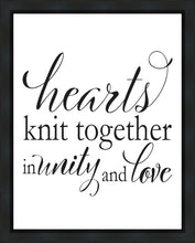 Load image into Gallery viewer, Hearts Knit Gallery Wrap
