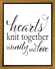 Load image into Gallery viewer, Hearts Knit Gallery Wrap
