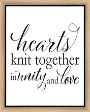 Load image into Gallery viewer, Hearts Knit Gallery Wrap
