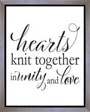 Load image into Gallery viewer, Hearts Knit Gallery Wrap
