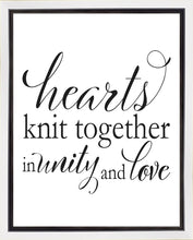 Load image into Gallery viewer, Hearts Knit Gallery Wrap
