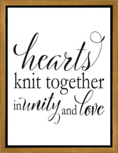 Load image into Gallery viewer, Hearts Knit Gallery Wrap
